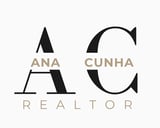 Ana Cunha Realtor logo with stylized letter A and C in black and tan